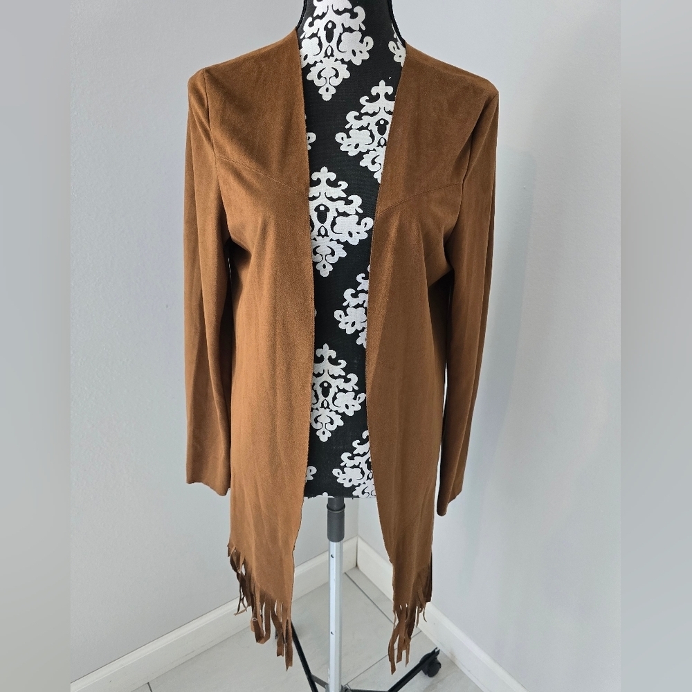 BCBGeneration Brown Suede Jacket - Picture 4 of 16
